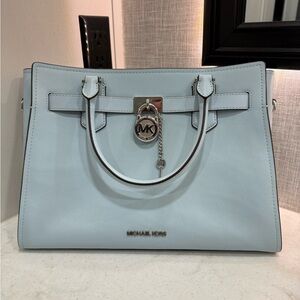 Michael Kors Sky Blue Satchel